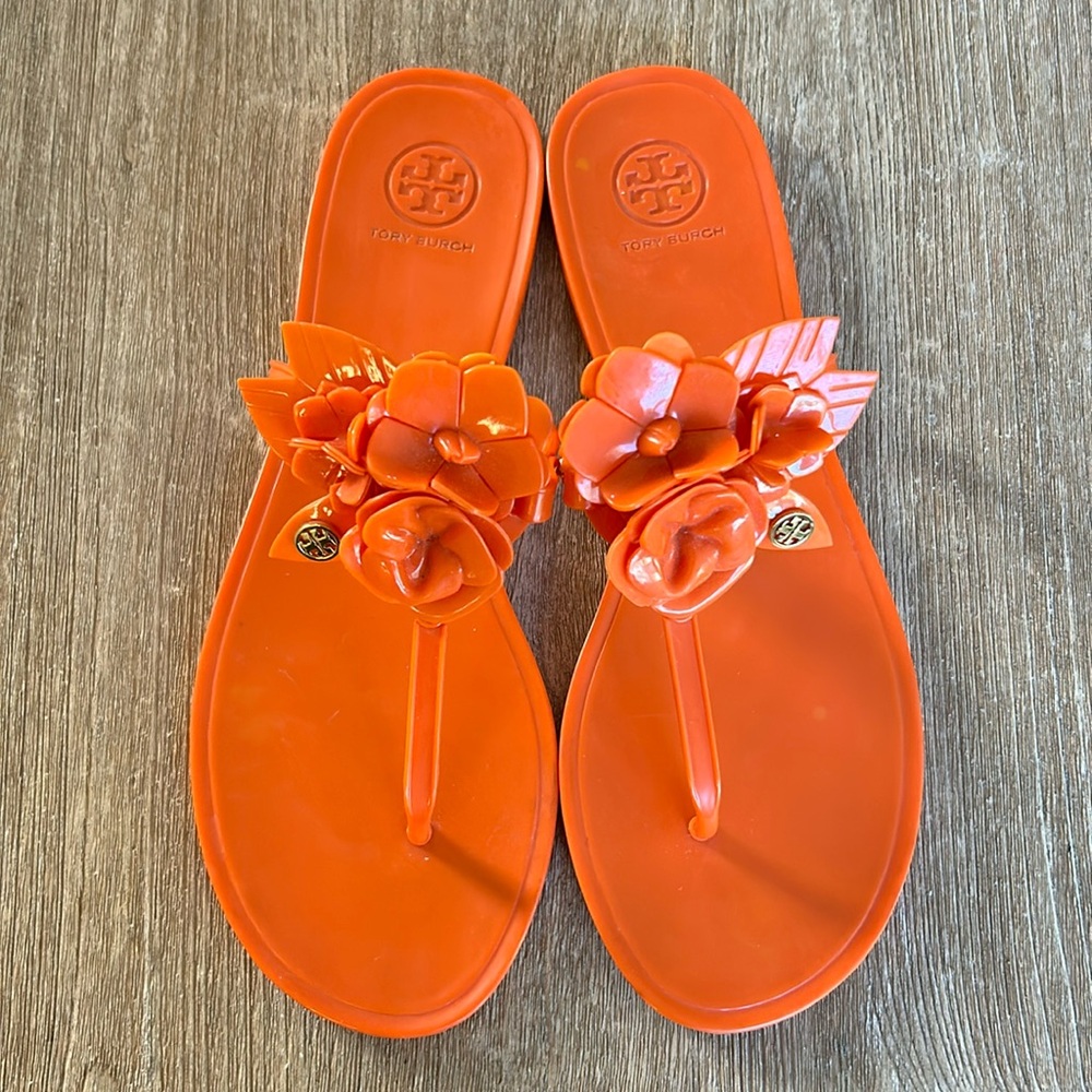 Tory Burch Blossom Jelly Sandal Size 9